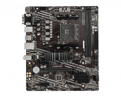 MSI A520M PRO placa base AMD A520 Zócalo AM4 micro ATX_1