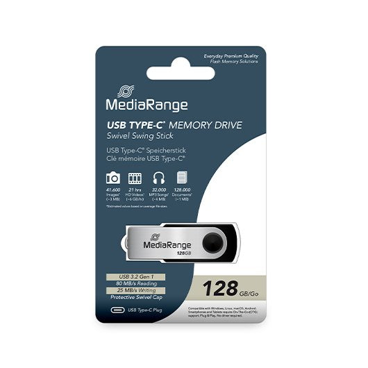 PENDRIVE 128GB USB 3.2 MEDIARANGE_0