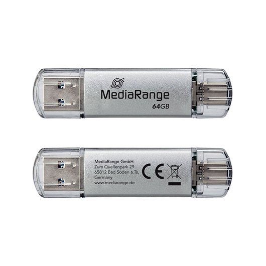 USB-Stick MEDIARANGE 32 GB / Preto / 1786096_0