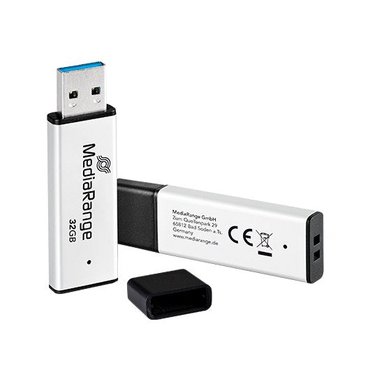 USB-Stick MEDIARANGE / 32 GB / Alto Desempenho / Preto / 1792947_0