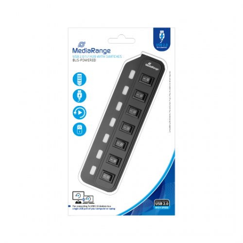 HUB MEDIARANGE USB 2.0 7XUSB 2.0_0