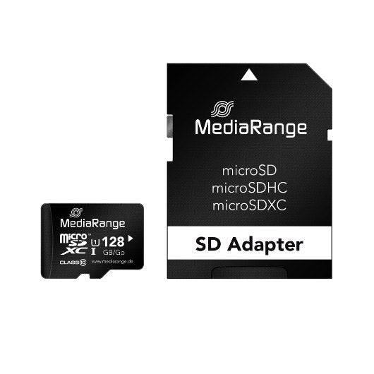 Cartão microSDXC MEDIARANGE / 128 GB / Preto / 1681033_0
