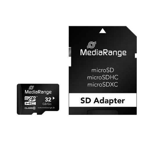 Cartão microSDHC MEDIARANGE / 32 GB / Preto / 1618179_0