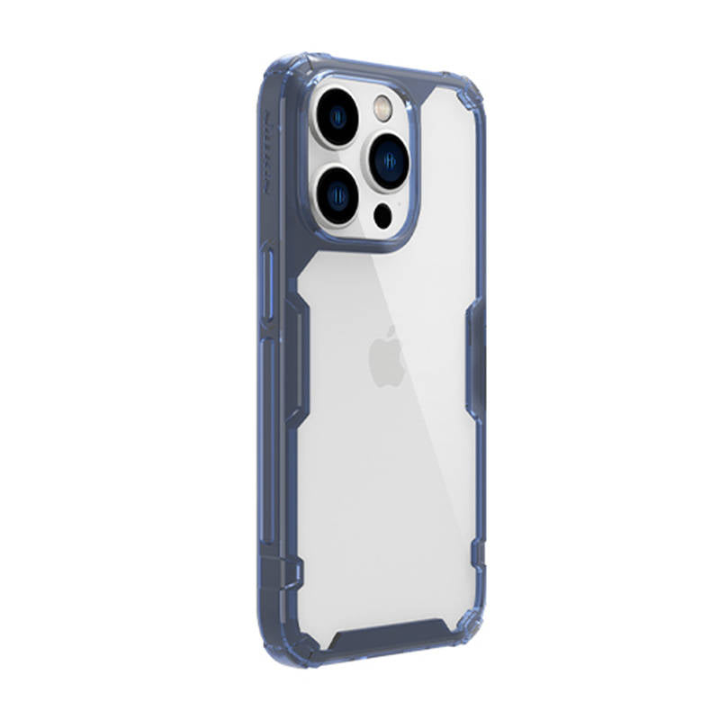 Nillkin Nature Pro case iPhone 14 Pro armored cover blue cover_3