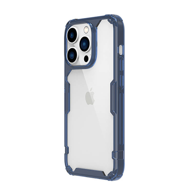 Nillkin Nature Pro case iPhone 14 Pro armored cover blue cover_5