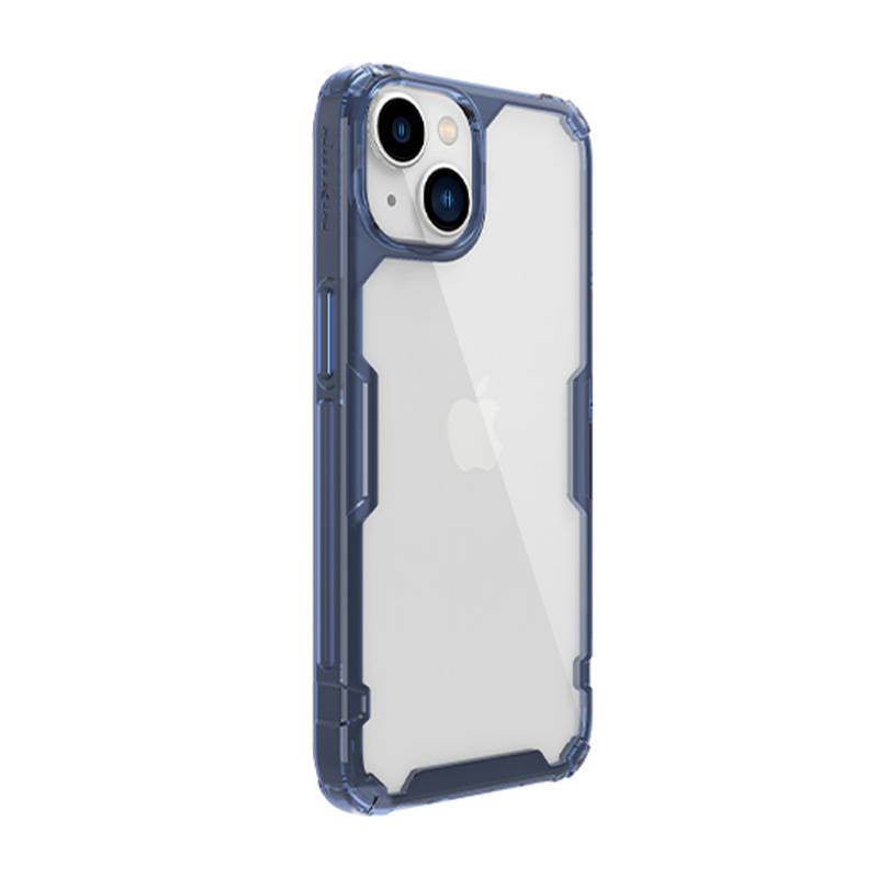 Nillkin Nature Pro iPhone 14 Plus case, armored cover, blue cover_3