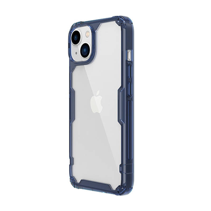 Nillkin Nature Pro iPhone 14 Plus case, armored cover, blue cover_5