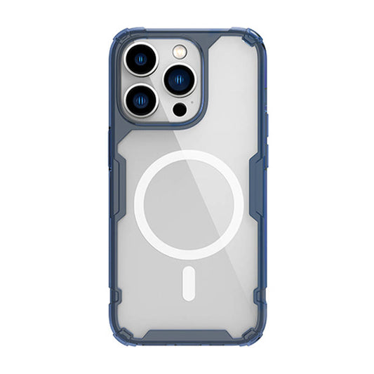 Magnetic Case Nillkin Nature TPU Pro for Apple iPhone 14 Pro (Blue)_0