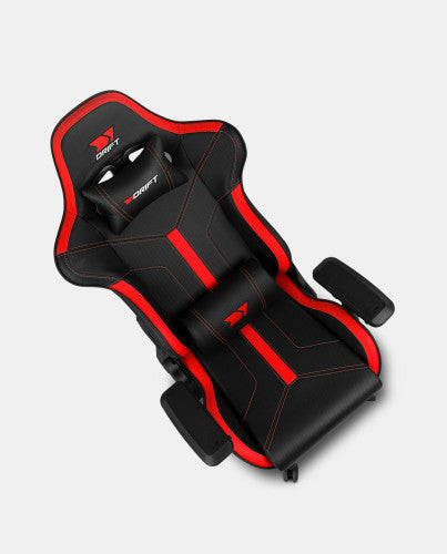 DRIFT DR350 Butaca para jugar Asiento acolchado Negro, Rojo_4