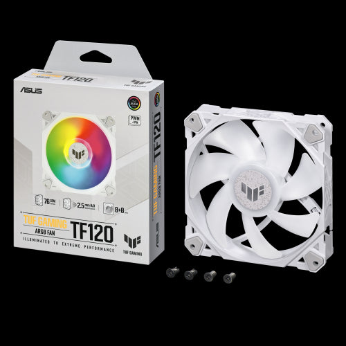 TUF GAMING TF120 ARGB White, GehÃ¤uselÃ¼fter_6
