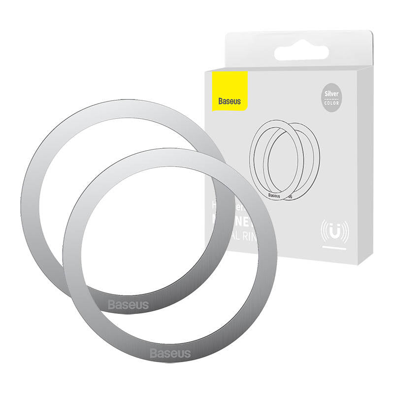Baseus Halo Series magnetic ring (2 pcs/package) silver (PCCH000012)_1