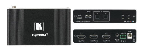 KRAMER AVSM 2X1 4K HDR HDMI AUTO SWITCHER - VS-211X (20-80549090)_0