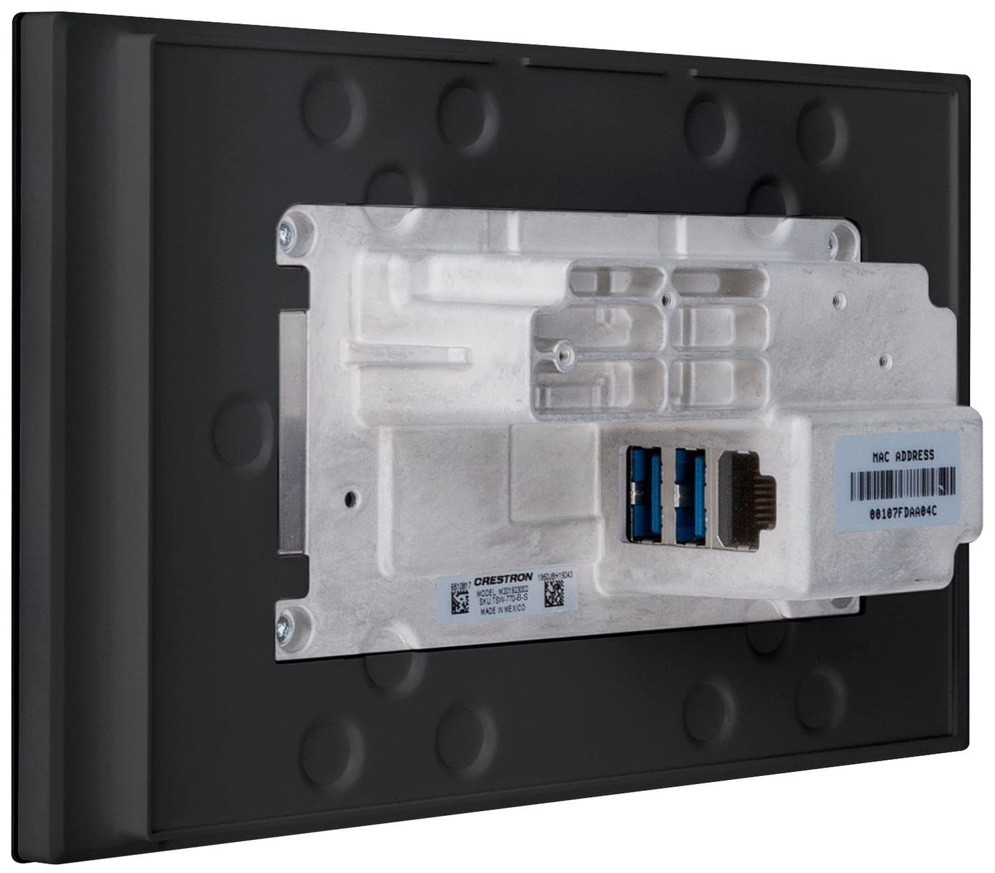 CRESTRON 7 IN. WALL MOUNT TOUCH SCREEN, BLACK SMOOTH (TSW-770-B-S) 6510813_2