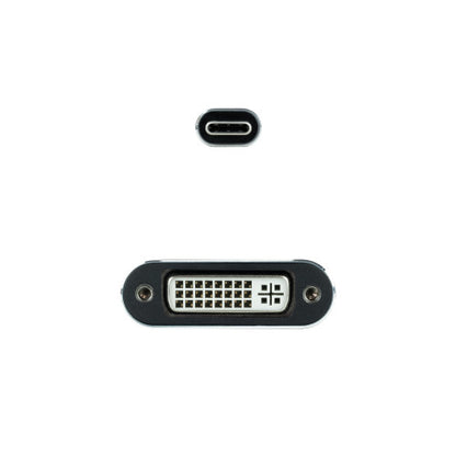 Cable Conversor Nanocable 10.16.4103-G/ USB Tipo-C Macho - DVI-D (24+1) Hembra/ 15cm/ Gris_3