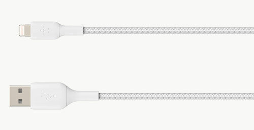CAVO INTRECCIATO DA USB-A A LIGHTNING 2M - BIANCO_0
