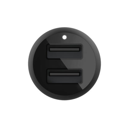 CARICABATTERIE DA AUTO CON DOPPIA PORTA USB-A 12W - NERO_5