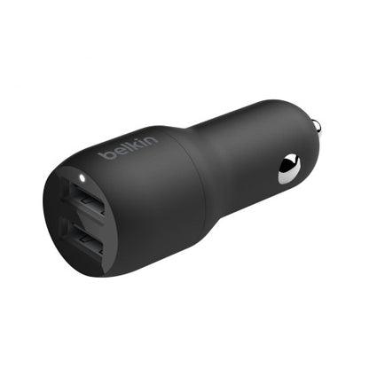 CARICABATTERIE DA AUTO CON DOPPIA PORTA USB-A 12W - NERO_6