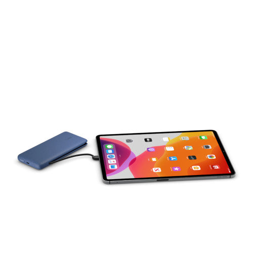 POWERBANK 10K 23W PD USB-C IN/OUT E LIGHTNING OUT CAVI INCLUSI - BLU_3