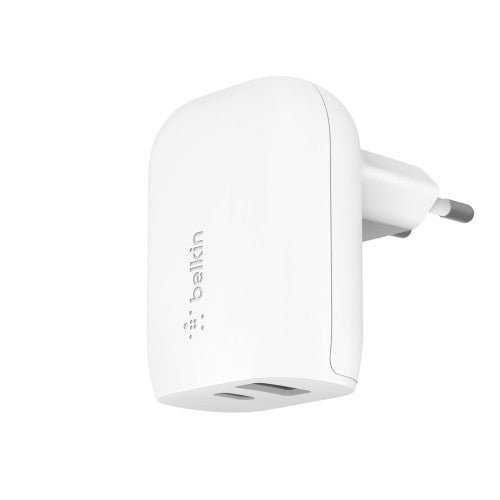 Belkin BOOST Charge 37W DualChar USB-C 25W PD + USB-A  WCB007vfWH_0