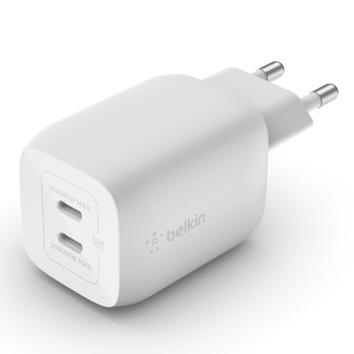 CARICABATTERIE 65W PPS DUAL USB-C GAN UNIVERSALE - BIANCO_5