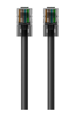 Belkin RJ45-RJ45, Cat6, 2m cable de red Negro_0