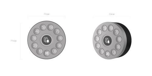 EZVIZ DL01S DIY LOCK + DL01CP KEYPAD  SAP: 310500455_0