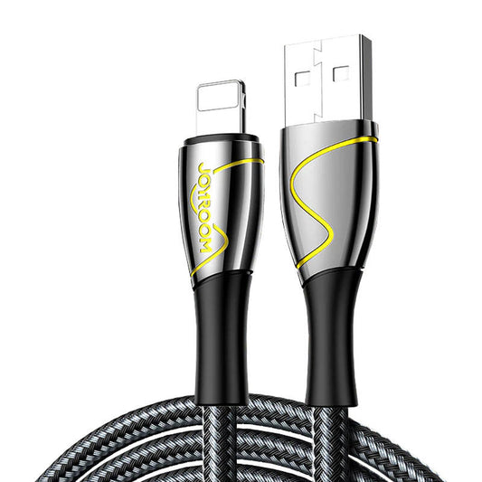 USB Cable for Lightning Joyroom S-1230K6 2.4A 1.2m (Black)_0