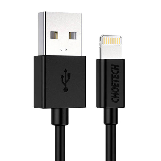 USB to Lightning cable Choetech IP0026, MFi,1.2m (black)_0