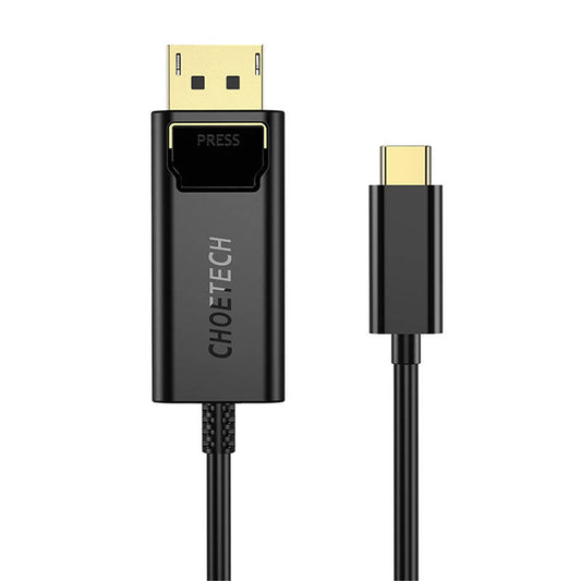 USB-C to Display Port cable Choetech XCP-1801BK, unidirectional, 4K, 1.8m (black)_0