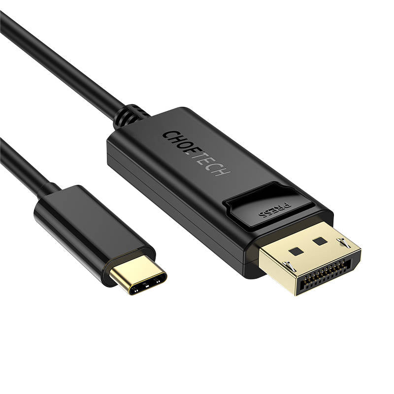 USB-C to Display Port cable Choetech XCP-1801BK, unidirectional, 4K, 1.8m (black)_1