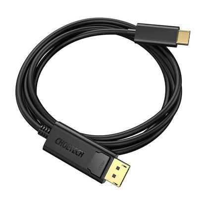 USB-C to Display Port cable Choetech XCP-1801BK, unidirectional, 4K, 1.8m (black)_2