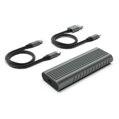 Ewent EW7025 caja para disco duro externo Caja externa para unidad de estado sólido (SSD) Gris M.2_0