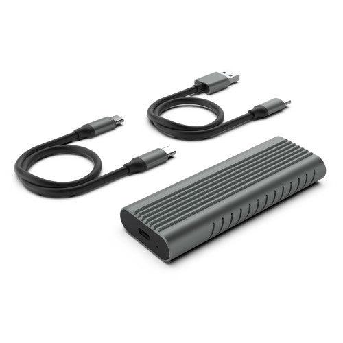 Ewent EW7025 caja para disco duro externo Caja externa para unidad de estado sólido (SSD) Gris M.2_0