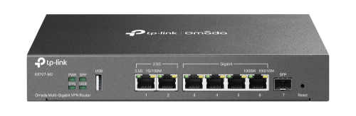 TP-Link Omada ER707-M2 router 2.5 Gigabit Ethernet, Ethernet rápido, Gigabit Ethernet Negro_1