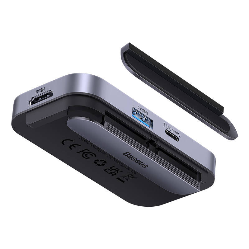 Baseus PadJoy universal 6in1 USB-C USB-C HUB for tablet / smartphone - dark gray_9