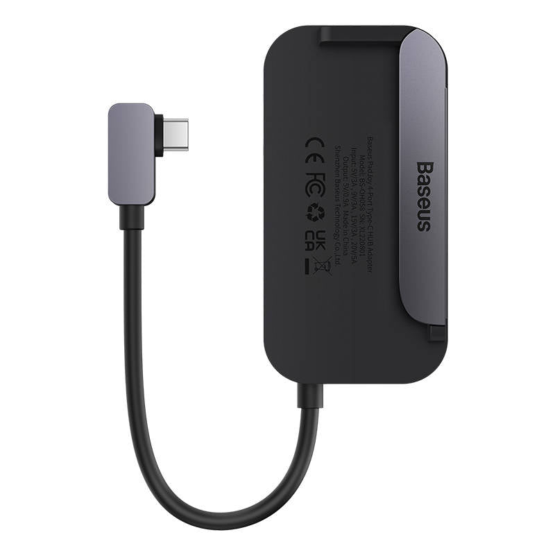 Baseus PadJoy universal 6in1 USB-C USB-C HUB for tablet / smartphone - dark gray_7