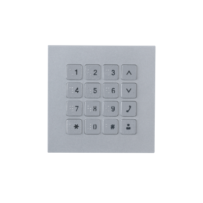 (DHI-VTO4202F-MK) DAHUA MÃ“DULO CON TECLADO PARA VIDEOPORTERO EXTERIOR MODULAR SERIE VTO4202F 100X100MM_1