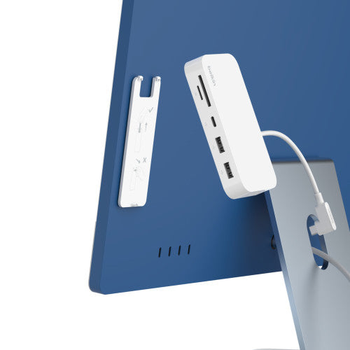 Belkin CONNECT USB-C 6-in-1 Multiport-Hub+ Holder INC011btWH_7