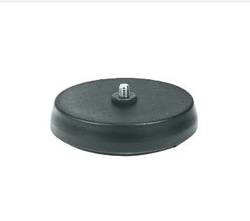 BOSCH LBC1227/01 SOPORTE DE SOBREMESA PARA MICRÃFONO, NEGRO MATE, BASE DE HIERRO FUNDIDO PESADA Y REDONDA, 130 MM (5,12Â IN) DE DIÃMETRO CON GOMA AMORTIGUADORA EN LA PARTE INFERIOR, CON PERNO WHITWORTH DE 3/8Â IN._0