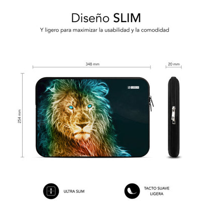 SUBBLIM SUBLS-SKIN103 maletines para portátil 35,6 cm (14") Multicolor_3