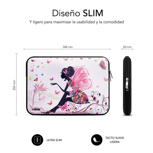 SUBBLIM SUBLS-SKIN102 maletines para portátil 35,6 cm (14") Multicolor_3