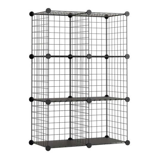 Estante modular de metal titan c6 preta_0