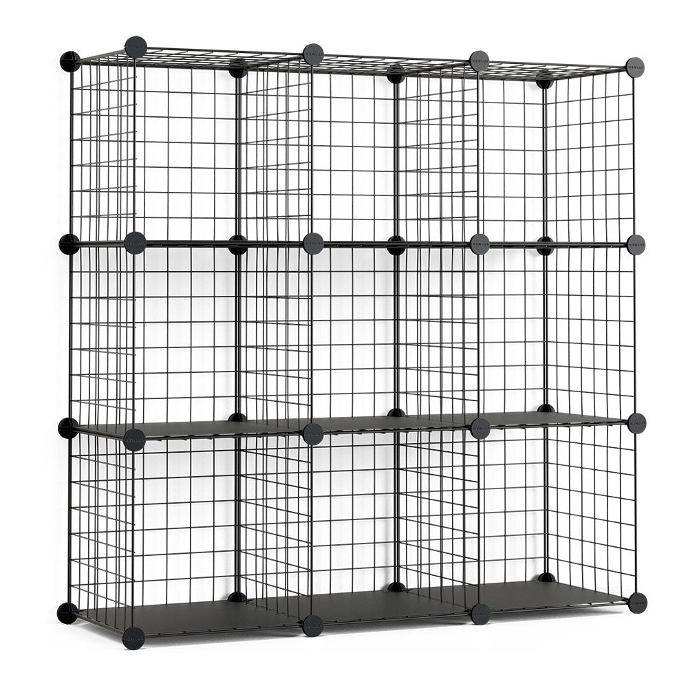 Estante modular de metal titan c9 preta_0