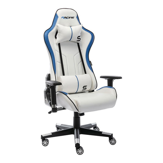Cadeira gaming cinzento branca console edition_0