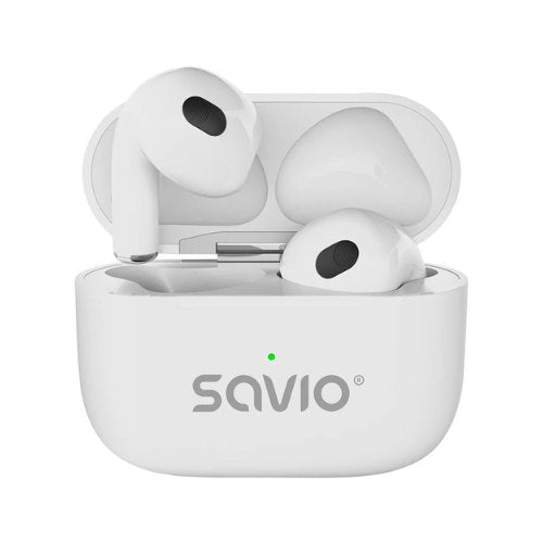 AURICULARES INALAMBRICOS SAVIO TWS-01 PRO WHITE_0