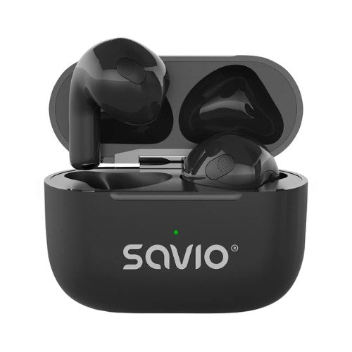 AURICULARES INALAMBRICOS SAVIO TWS-02 PRO BLACK_0