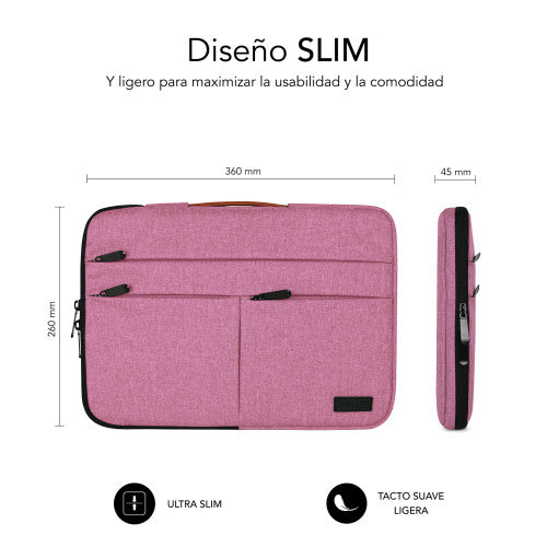 SUBBLIM SUBLS-AP36004 maletines para portátil 35,6 cm (14") Gris_5