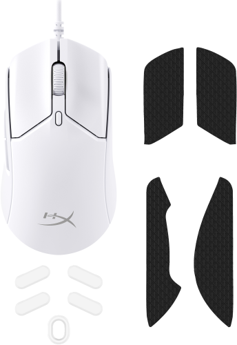 HyperX Pulse?re Haste 2 ? Mouse da gaming (bianco-rosa)_6