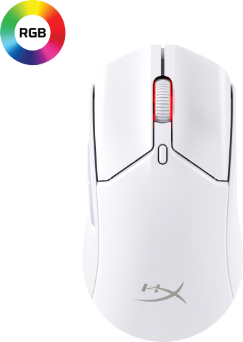 HyperX Pulsefire Haste 2 ? Mouse da gaming wireless (bianco)_4
