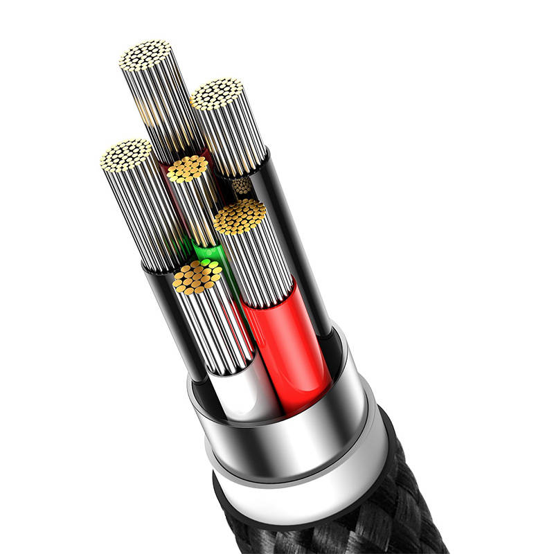 Baseus Glimmer Series Fast Charging Cable USB-A - USB-C 100W 480Mbps 2m black_11